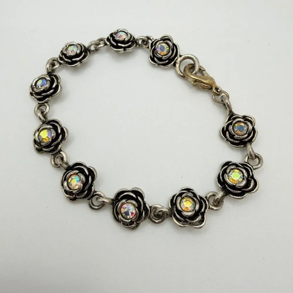 Vintage Premier Designs Aurora‎ Borealis rhinestone 